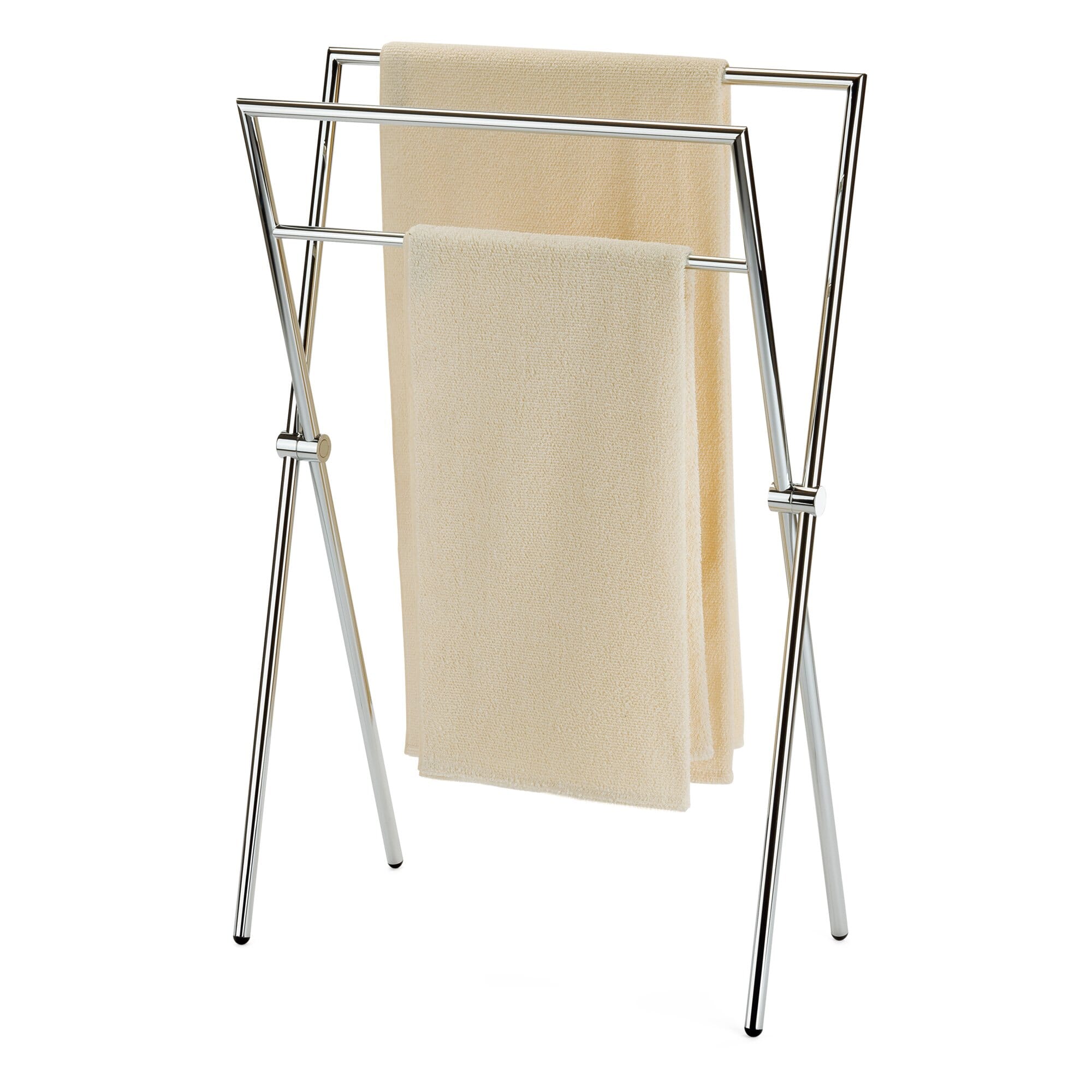 Towel rack brass freestanding