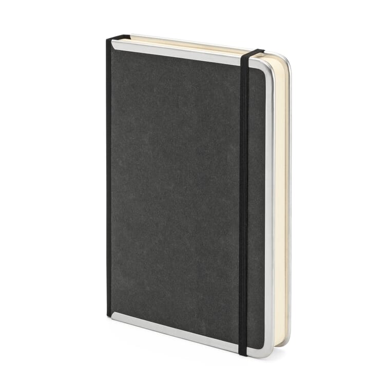 Notesbog med metalkant A5, Blank
