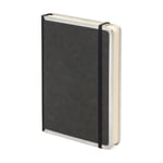 Cuaderno borde metálico A5 Rayado Negro