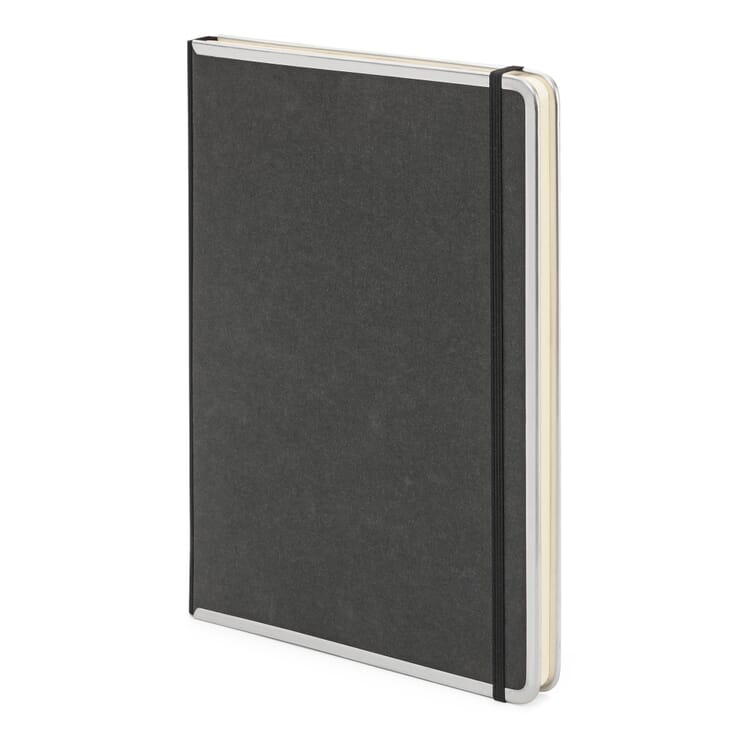 Notesbog med metalkant A4