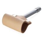 Beskyttelsescover til barberkniv i læder Natur