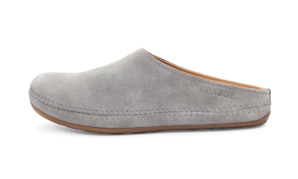 Velours pantoffel Grafiet