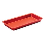 Tablett Alumoule 20×10 Rot