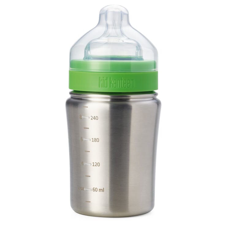 Baby Bottle Stainless Steel, 266 ml