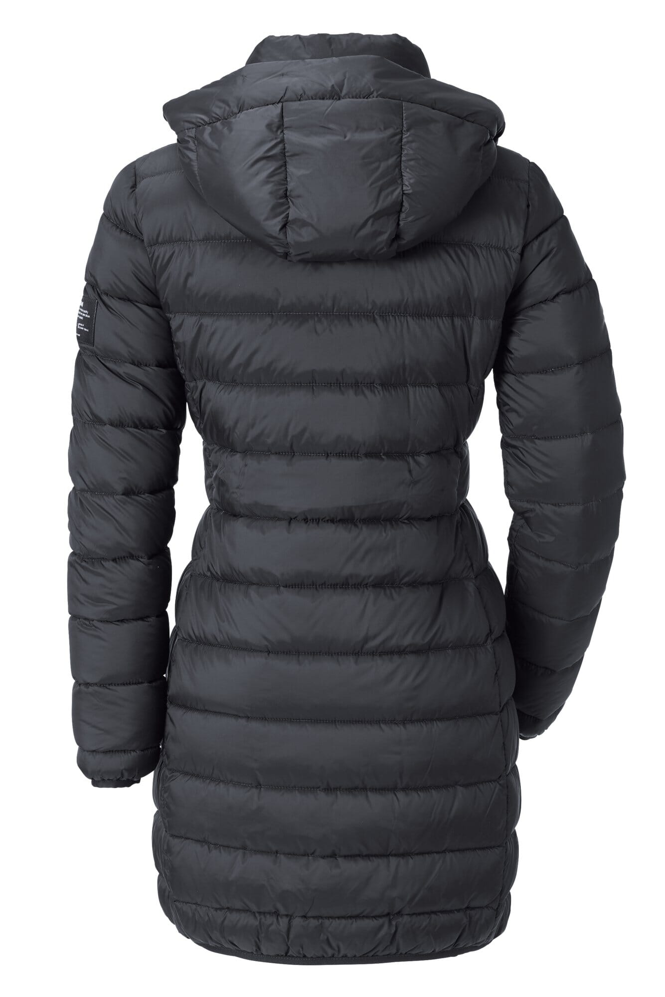 adomi women's long hooded thickened down coat with fur trim