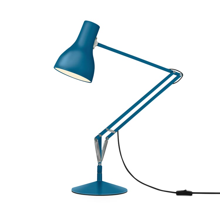 Anglepoise® Type 75 MHE bordlampe, Saxony blå