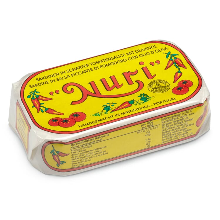 Sardiner i krydret tomatsauce