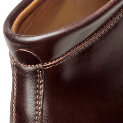 High lace up shoe horse leather, Oxblood | Manufactum