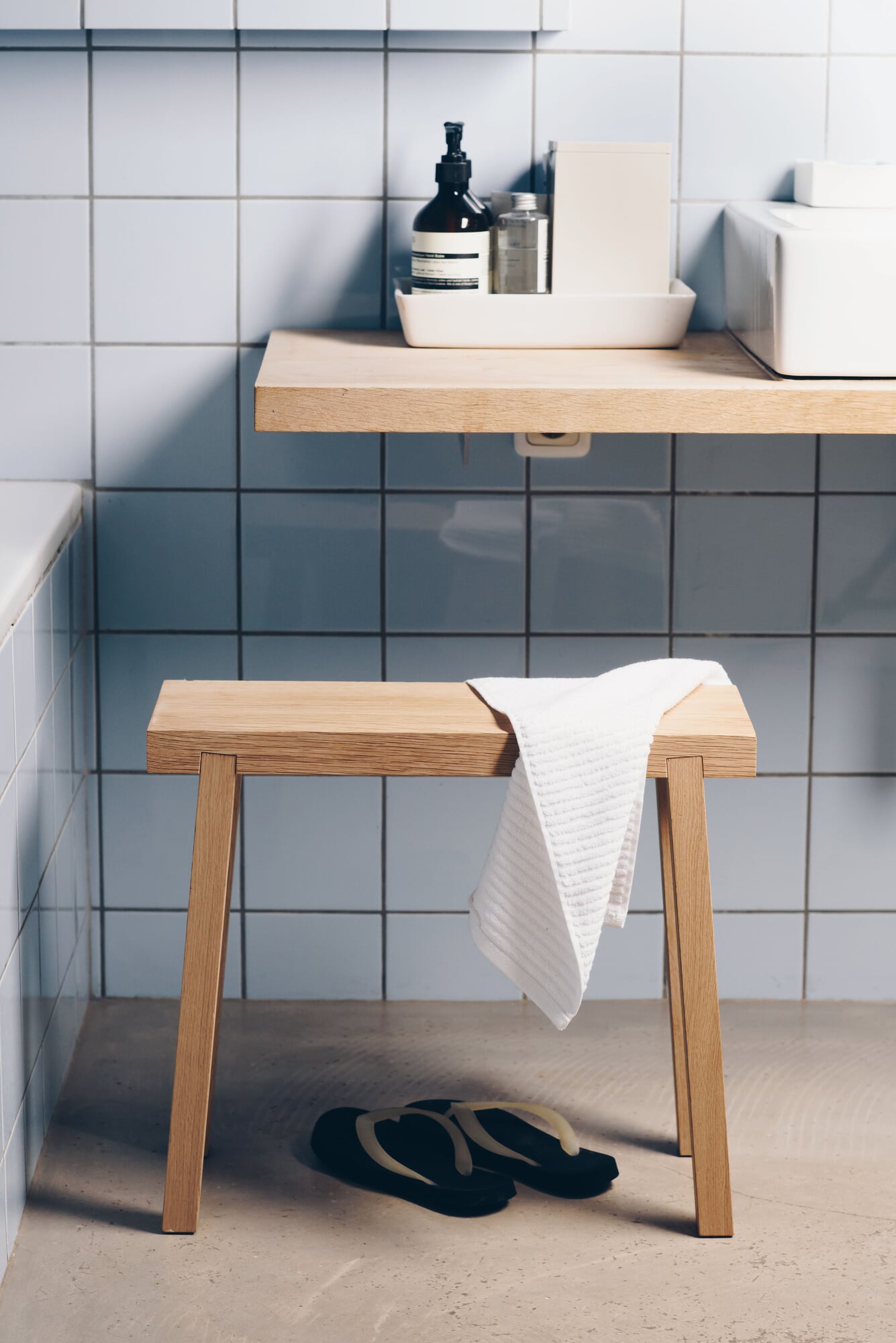 Stool Bench, Oak, Small | Manufactum