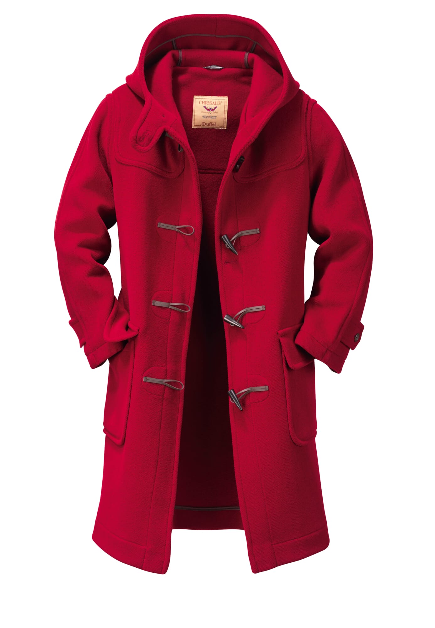 Duffle coat Elysian ladies, Red