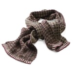 Men’s Camel Hair Scarf Ruby-Coloured