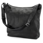 Sac en cuir de vachette pour femme Large Noir