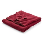 New Wool Blanket Deep Red