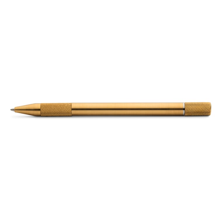 Retractable Ballpoint Pen Made of Brass by Loclen