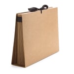 Desk folder cardboard A4 Brown