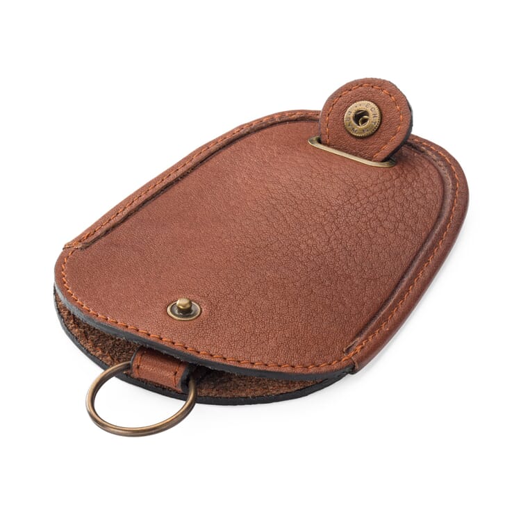 Cloche-clés Manufactum en cuir de vachette