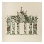 Greeting Card with Paper Cutting Brandenburg Gate