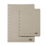 Sæt med Atoma Texon-omslag A4 Grå