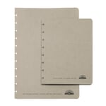 Jeu de couvertures de texte Atoma A4 large Gris