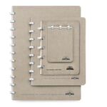 Cahier de notes Atoma A4 vierge Gris