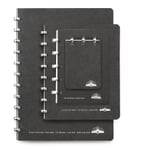 Cuaderno Atoma A7 en blanco Negro
