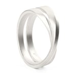 Möbius-ring sølv 17 mm indvendig diameter