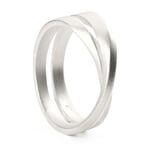 Möbius ring silver 19 mm inner diameter