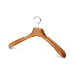 Solid Contoured Coat Hanger for Women Without Pants Bar