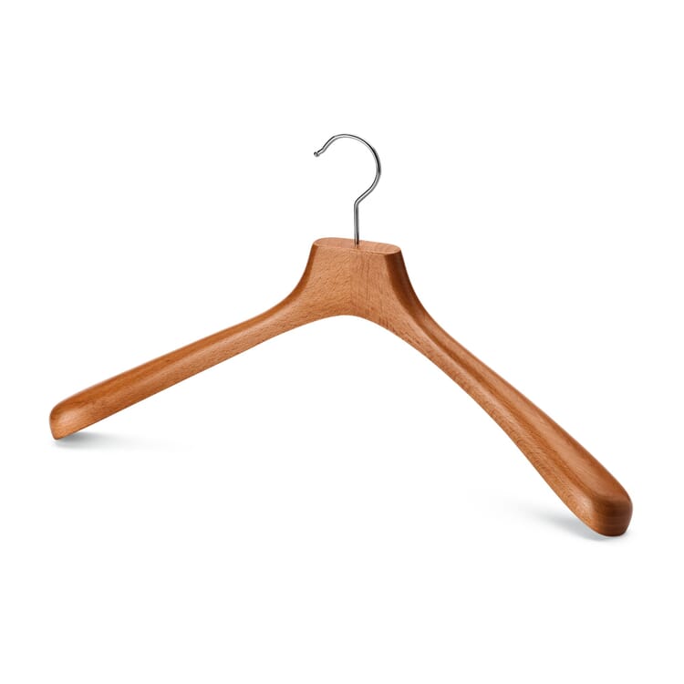 Percha sólida moldeada para hombre, Sin asiento para pantalones