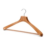 Percha sólida moldeada para hombre Con barra para pantalones