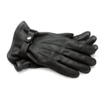 Gants homme en cuir de cheval Noir