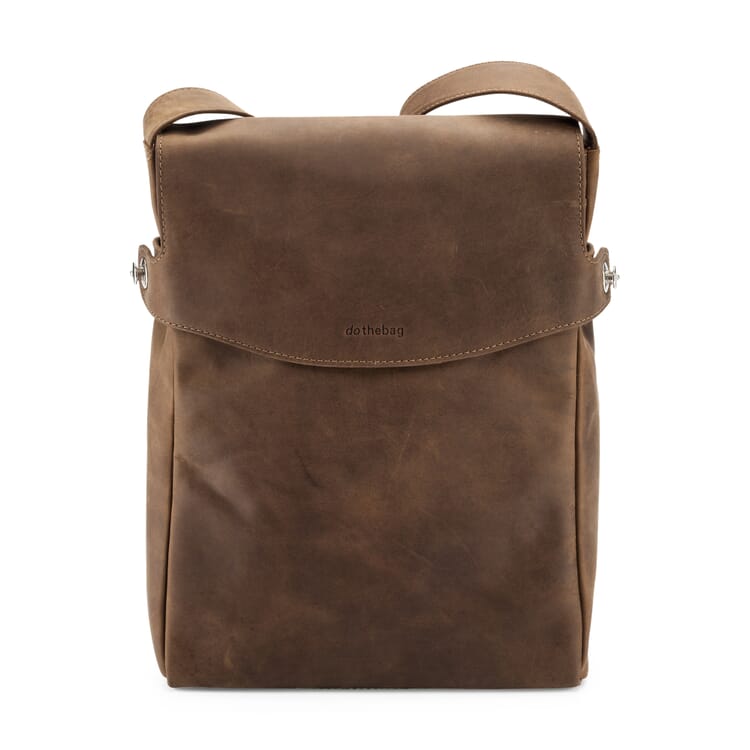 Bolso mensajero de piel, Formato vertical