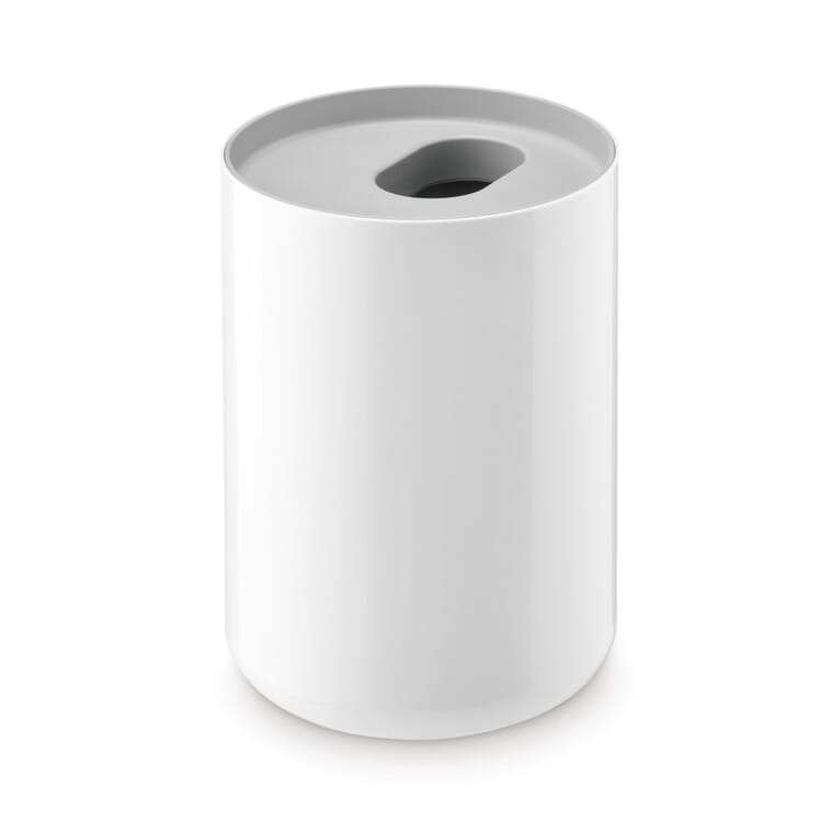 Papelera lunar, Blanco / gris