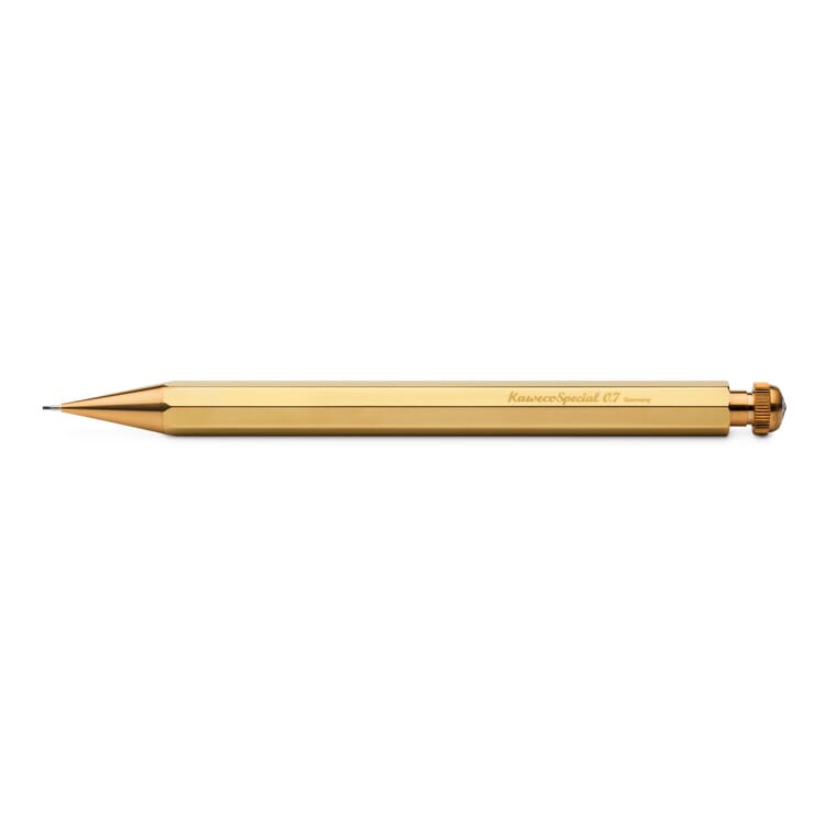 Kaweco’s Special Mechanical Pencil Made of Brass, for 0.7 mm leads
