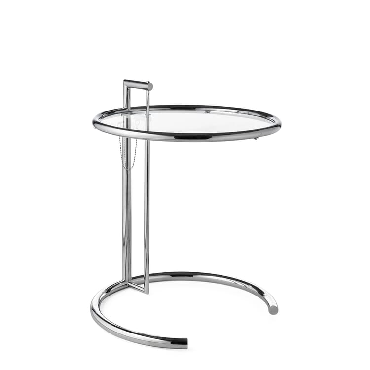 Adjustable Table E 1027, Verchromt