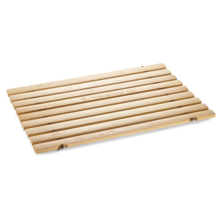 Alfombrilla de baño de madera de abedul