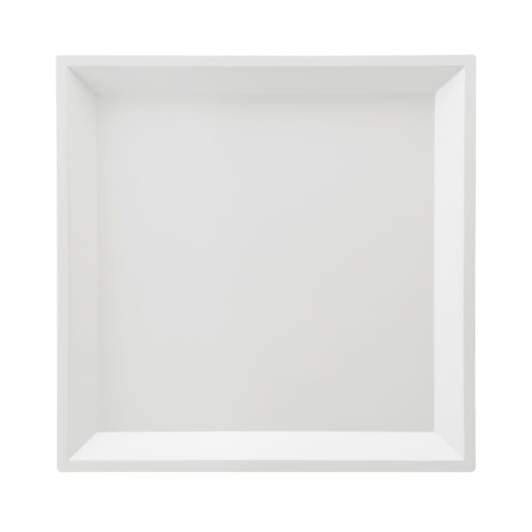 Beistelltisch modular Tablett Quadrat, Weiß
