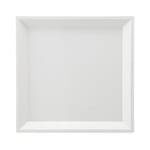 Side table modular tray square White