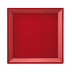 Beistelltisch modular Tablett Quadrat Rot