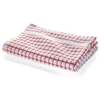 Theedoek Badstof Red