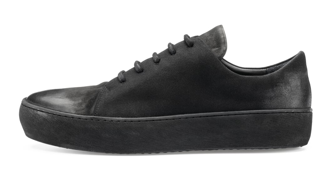 Herrenschuh Zwirn-Doppel-Pilot Schwarz