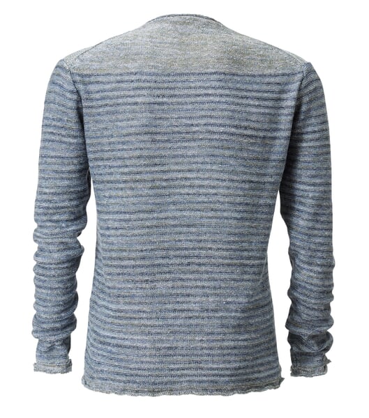 Heren Trui Linnen Groen-blauw
