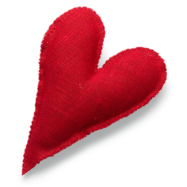 Cuscino profumato di cuore in lino