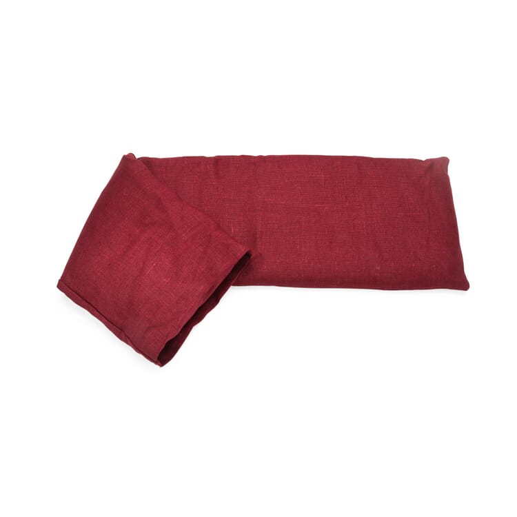 Coussin chauffant en lin, Bordeaux