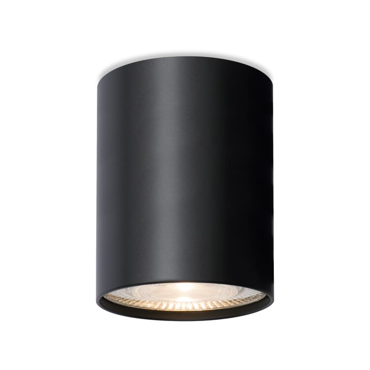 Overflademonteret spotlight Wittenberg, RAL 9005 Jet sort