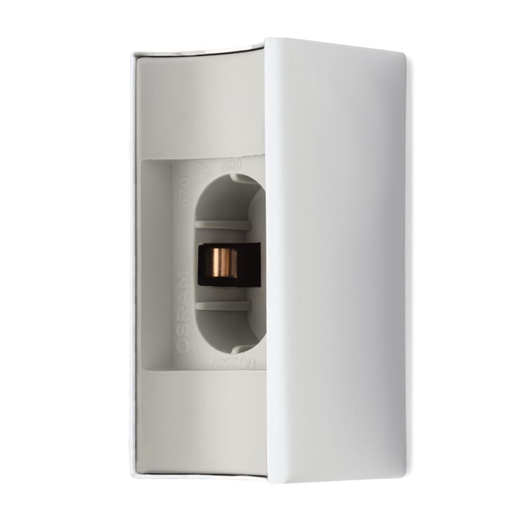 Socket for line lamp, RAL 9016 Traffic white