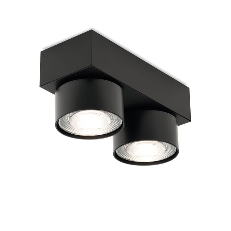 Faretto a superficie Wittenberg, RAL 9005 Nero intenso