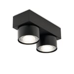 Overflademonteret spotlight Wittenberg RAL 9005 Jet sort