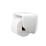 Porta rotolo di carta igienica Zangra Bianco