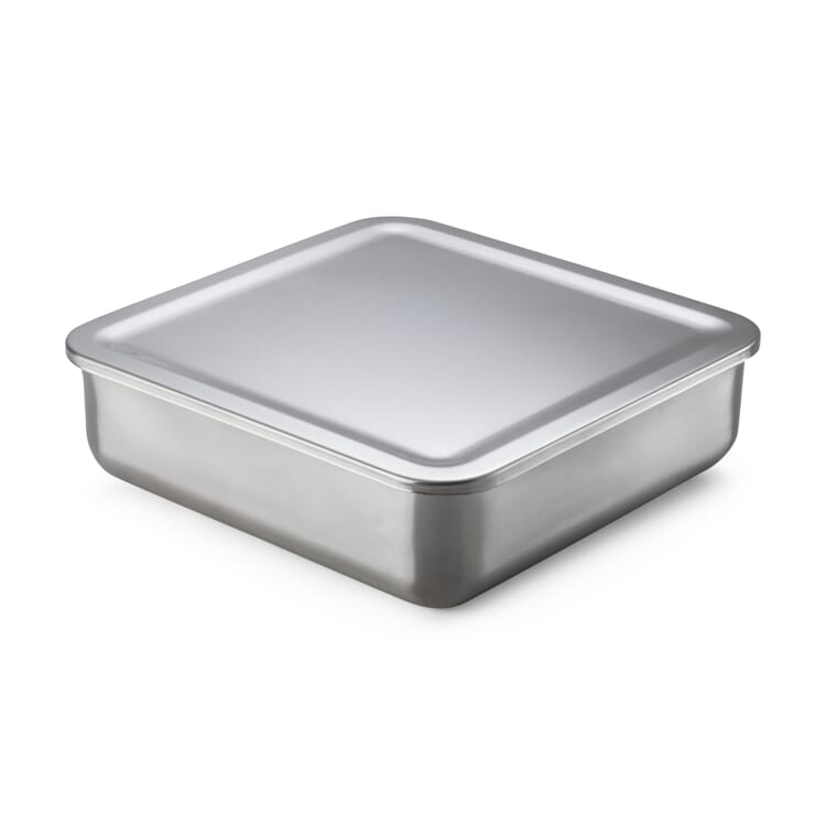 Caja de almacenamiento de acero inoxidable, 1750 ml